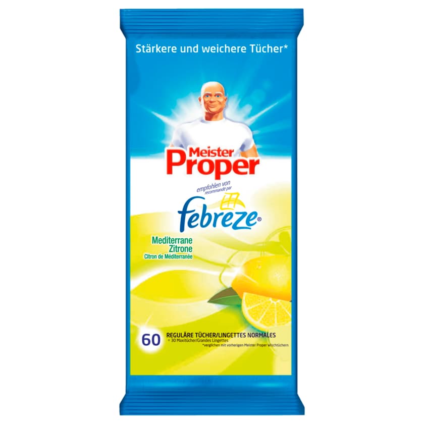 Meister Proper Reinigungstücher Zitrone 30 Stück